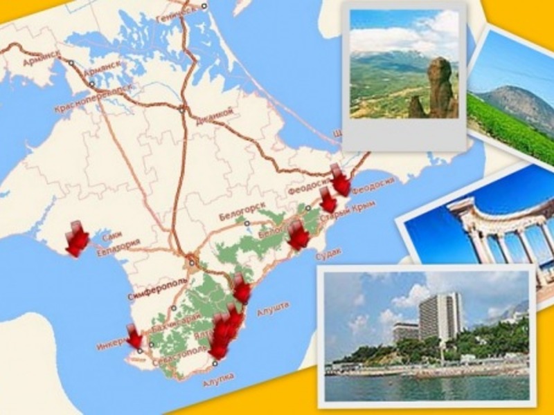 Популярные курорты Крыма